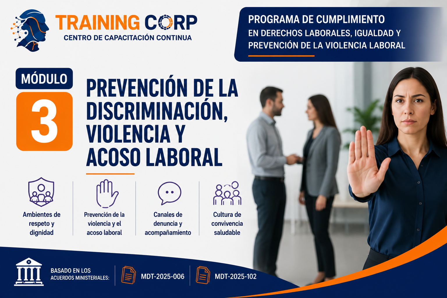 Prevención de la Discriminación, Violencia y Acoso Laboral